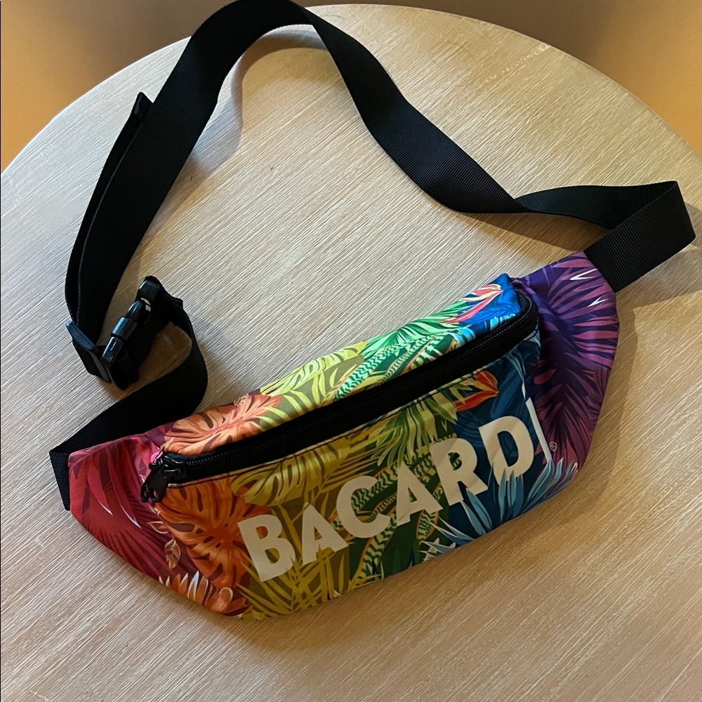 Bacardi Tropical Print Rainbow Fanny Pack
